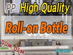 الزجاجة البلاستيكية المتدحرجة لمنتجات العناية الشخصية الزجاجة المحمولة المتدحرجة PP