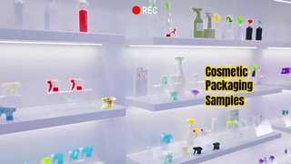 غرفة عينة مصنع تعبئة مستحضرات التجميل