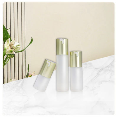 علبة مضخة لوشن 3pcs واضحة مضخة بلا هواء 15ml 30ml 50ml للمنتجات الطازجة
