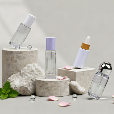 زجاجة قطارة فاخرة قابلة لإعادة الملء سعة 20 مل للزيوت العطرية والعطور